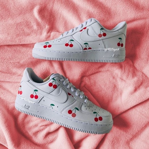 Nike Shoes - 🍒NWT Cherry Rare Nike Air Force 1 Custom